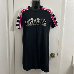 3 Stripes Tee short sleeve mini dress